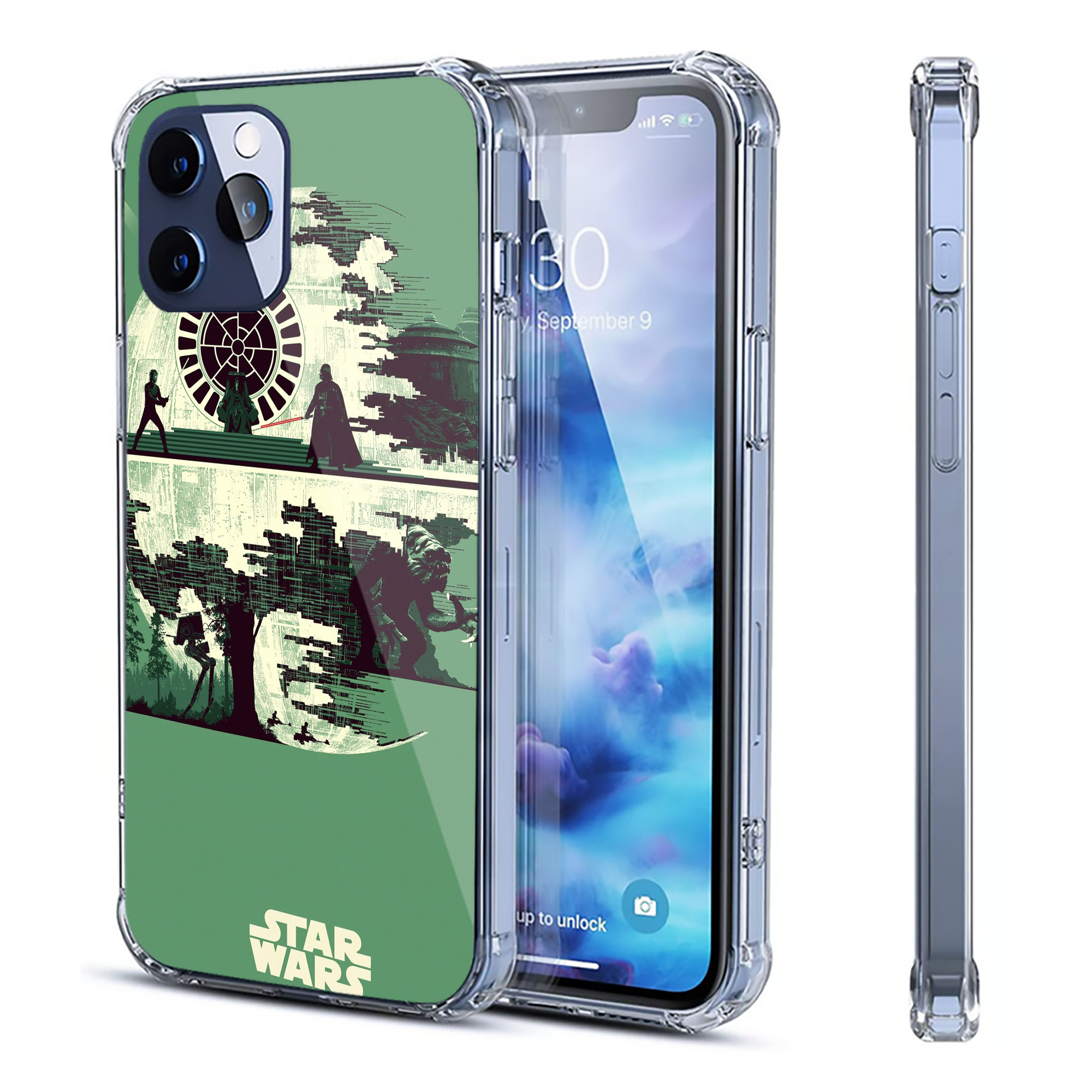 （画像用） スター・ウォーズ Star Wars 【iPhone 12シリーズ対応】透明スマホケース（クリアソフトケース）